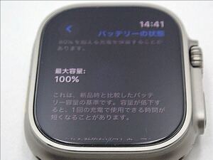 Apple Watch Ultra アップルウォッチウルトラ 49ミリ GPS＋Cellular チタニウム オレンジアルパインループMサイズ 極美品