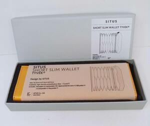 SITUS Short Slim Wallet Tyvek Gold