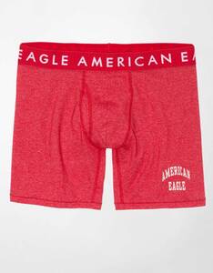 * ラスト * AE アメリカンイーグル ボクサーブリーフ トランクス AEO Heather 6" Classic Boxer Brief S / Red *