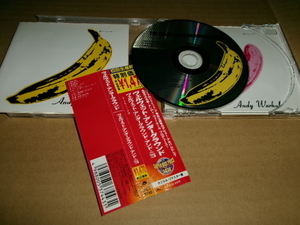 THE VELVET UNDERGROUND & NICO ■Japanese red/OBI CD「ヴェルヴェット・アンダーグラウンド」