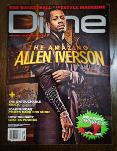 2006 NOV DIME MAGAZINE #28 ALLEN IVERSON / ダイム 雑誌 アレン アイバーソン NBA Basketball, Jordan, Nike, Adidas, Reebok