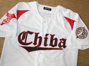 NPB 2015TEAM26/2015チーム26～ゴールド会員限定 デサント製～千葉ロッテ・マリーンズ～オリジナル CHIBA ユニフォーム M