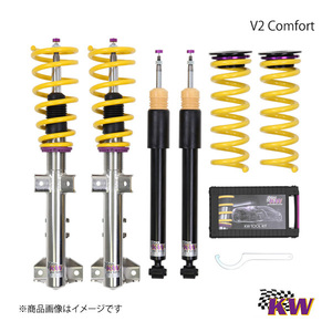 KW V2 Comfort フォルクスワーゲン Golf6 1K セダン 4WD DCC無し サスペンションストラット径55mm 10/08- front耐荷重:-1105