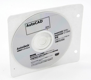 日経BP AutoCAD 2010/AutoCAD LT 2010 基礎 公式トレーニングガイド 付録DVD-ROM Windows 中古 ディスクのみ