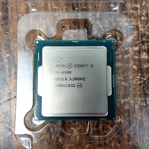 【動作確認済】CPU Intel Core i5 6500 3.20GHz-3.60GHz 4C4T FCLGA1151 パソコン PCパーツ