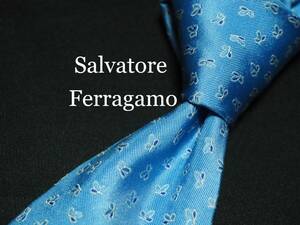 【美品】Salvatore Ferragamo フェラガモ ブランド ネクタイ ★3本以上 送料無料★ 良品 古着 卸 USED オールド 2