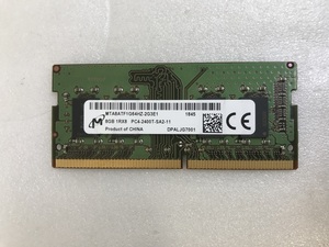 MICRON PC4-2400T 8GB DDR4 ノートパソコン用メモリ DDR4-19200 8GB 260ピン DDR4 LAPTOP RAM 中古品動作品