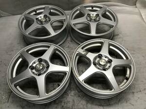 Weds Treffer ウエッズ トレファー 三菱アイ 15インチ 15x4Ｊ 15x5Ｊ+35 PCD 100 4H 中古