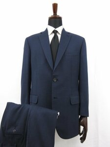 HH 超美品 【ブリオーニ Brioni】 MADISON ウール素材 2ボタン 濃紺 スーツ (メンズ) size50R ネイビー バーズアイ イタリア製 ●27HR3013