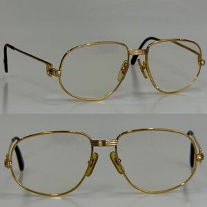 LOUIS Cartier カルティエ【746545】54□16トリニティ ティアドロップ型 眼鏡 フレーム 130 度入り メガネ サングラス フランス製