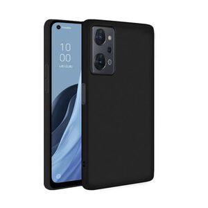 OPPO Reno 9A ソフトケース ブラックケース 耐衝撃 スマホケース カバー TPU マットブラック オッポ リノ7A レノ7A ケース