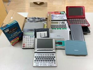 ■電子辞典 Canon CASIO SHARP エクスワード 10点まとめ 現状品お渡し