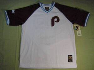 GⅢ★Phillies★フィリーズ★メッシュベースボールシャツ★XL★