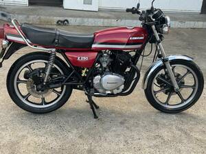 カワサキ　Z250FT エンジン絶好調!! 旧車絶版車 逆輸入車 , 実動車 動画あり, Z500FX、 Z750FX, KZ900