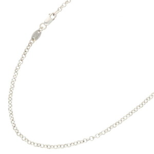 クロムハーツ Chrome Hearts NECKCHAIN R18/ロールチェーン18inch サイズ:18inch シルバーネックレス 中古 SJ02