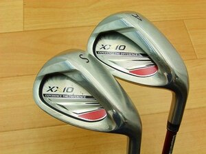 2本セット！ 赤 ダンロップ●ゼクシオイレブン XXIO11 Aw Sw MP1100 S(a7-8-3)