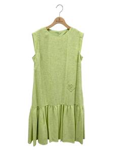 Rene ルネ ワンピース Linen-Like Dress グリーン R刺繍 ITLMO6SNA6VW