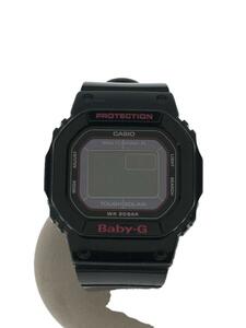 CASIO◆腕時計・Baby-G/デジタル/ラバー/BLK/BLK