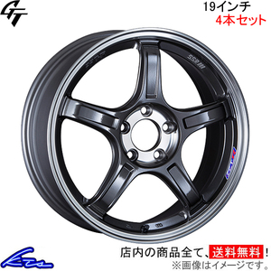 SSR GT X03 4本セット ホイール クラウン【19×8.5J 5-114 INSET38 ガンメタ】GRS214 SSR TANABE タナベ アルミホイール 4枚 1台分