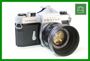 【同梱歓迎】実用■希少動作品■PENTAX SPOTMATIC ボディ+55mm F1.8■シャッター全速・露出計完動■YYY704