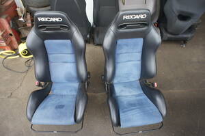 レカロ RECARO フロントシート　黒フェイクレザー 左右セットＳＲ3-4？　2088.073.2　レガシィ　BE5　ＢＨ5