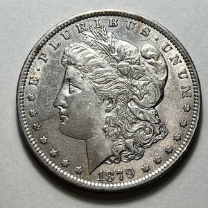 1879-S アメリカ合衆国 1ドル銀貨 モルガン ダラー US one Dollar Silver.900 アメリカ コインコレクション品