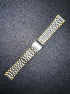 中古 ノーブランド 汎用 SEIKO CITIZEN CASIO シルバー系 ステンレスブレス SUS 幅: 18(20)mm ブレス長: 調整式 管理No.14185