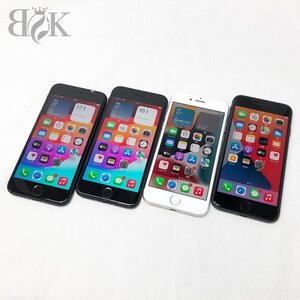 Apple iPhoneSE 第二世代 2台 iPhone8 2台 合計4台セット 64GB 256GB AU ○判定 初期化済み ワレ有 ジャンク扱い アップル 10 ∴