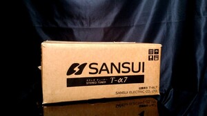 SANSUI T-α7 サンスイ チューナー☆除菌清掃品★元箱