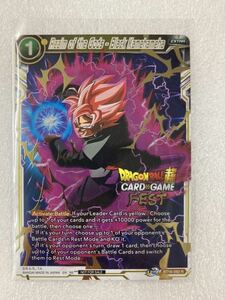 ドラゴンボール超 カードゲーム 英語版 Card Game Fest BT16 Realm of the Gods ブラックかめはめ波 Foil