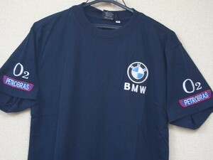 【訳あり・送料無料・新品・即決】BMW　Tシャツ　紺　S　ビーエム　ティーシャツ　ネイビー　クリックポスト送料無料