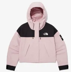 【雷市場（ポンジャン）商品韓国直送】 THE NORTH FACE(ザ・ノース・フェイス) クロップド ショート ウィンドブレーカー レディース マウンテン ジャケット ペールピンク 85