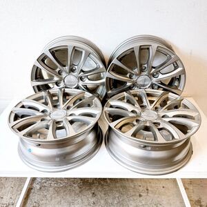 221＊中古 ハイエース 等 weds PRODITA ホイール 15インチ ウェッズ プロディータ 15×6J 6×139.7 4点セット 現状品＊