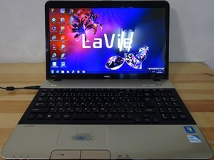 NEC ノートパソコン LaVie S PC-LS150F26G/Pen B950 2.1GHz/4GB/320GB/中古特価良品