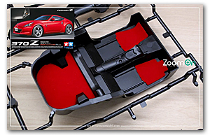 ◆◇ZoomOn Model【ZC009】1/24 車内カーペットセット/日産フェアレディ370Z-グリーン ◇◆