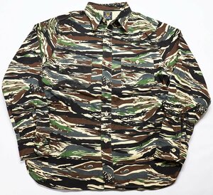 JELADO (ジェラード) Mimic Shirts / ミミックシャツ CT41140 極美品 タイガーカモ size L / ネルシャツ