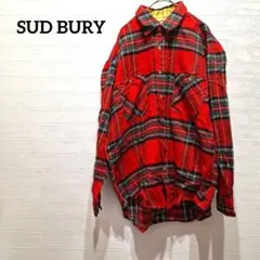 超美品 SUD BURY チェックシャツ M メンズ