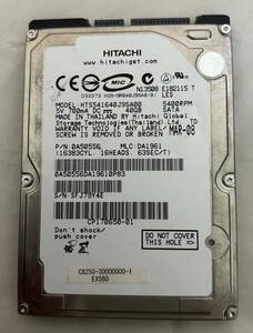 ◆◇【処分品】 SATA 2.5インチ HDD 40GB◇◆