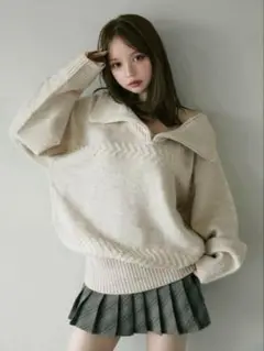 andmary Nicola girls knit tops beige