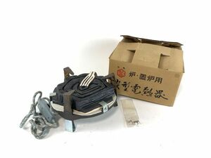 0u1k42A034 【動作品】野々田式 炭型電熱器 炉置 炉用 100V 600W 箱入り 茶道具 野々田商店 炭型ヒーター