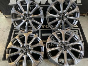 ◆SALE 1000円～ 美品!! マツダ CX-60 純正 20×7.5J+45 114.3/5H ホイール4本SET!! CX-5 CX-8 MX-30 MAZDA6 アクセラ アテンザ 純正流用