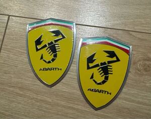 ★アバルトABARTH★　エンブレム ステッカー フェラーリ ２枚１セット