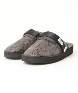 定価以下 (27cm) SUICOKE ZAVO VSNK BLACK VIBRAM サンダル パイソン ブラック スイコック ザヴォ ザボ ビーサン スリッパ 黒 蛇柄 9