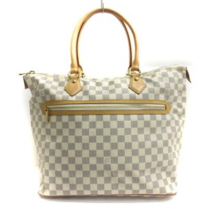 ルイヴィトン LOUIS VUITTON ダミエ アズール サレヤGM トートバッグ フランス製 N51184 アイボリー ☆AA★ レディース