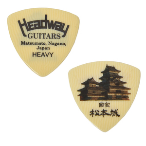 【新品】HEADWAY(ヘッドウェイ) 松本城 ピック HARD1.0mm 【5枚セット】