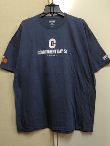 [送料無料](s31b3)2XLコミットメントデイcommitment day 5kランイベントusaアメリカ輸入古着半袖プリントTシャツオーバーサイズ両面