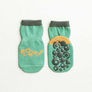 ☆ グリーン ☆ Mサイズ（12cm） ☆ キッズ ソックス 滑り止め sesocks04 ベビー 靴下 滑り止め ソックス キッズ くつ下 ベビーソックス