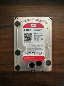 Western Digital WD40EFRX Red 3.5インチ HDD 4TB SATA 内蔵型 デスクトップPC 向け 動作確認済