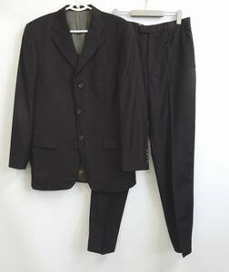 M704/GUCCI/グッチ スーツ セットアップ/黒x緑 ウール ジャケット ズボン パンツ オフィス イタリア製