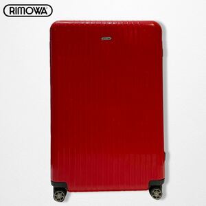正規品 RIMOWA リモワ RIMOWA SALSA AIR MULTIWHEEL チェックインL ポリカーボネート 80L 大容量 キャリーケース スーツケース レッド系